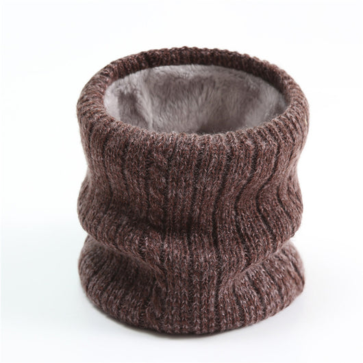 Bufanda Tejida de Rayas Anchas con Forro Polar para Hombre - Image 39
