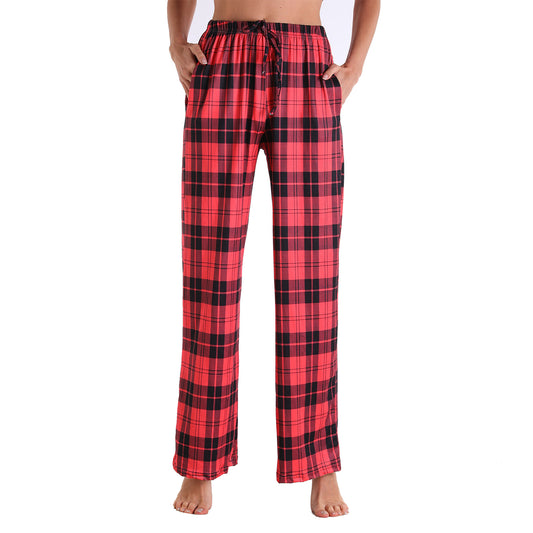 Pantalones Deportivos Casuales con Cintura Elástica y Bolsillos para Mujer