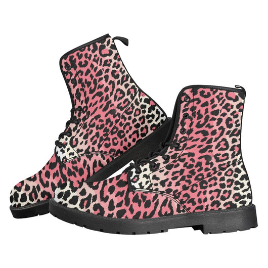 Botas Martin de Cuero para Mujer con Estampado y Tacón Bajo - Image 3