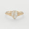 Antique Sterling Silver Gilded Ring US5