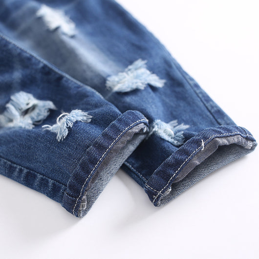 Pantalones Vaqueros Infantiles con Tirantes Ajustables - Image 5