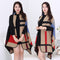 Women's Plus Size Plaid Cashmere Thick Layer - Thermal Coat