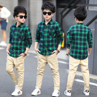 Camisa Infantil Manga Larga a Rayas - Estilo Casual para Otoño - Image 10