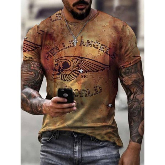 Playera Deportiva Personalizada 3D para Hombre - Cuello Redondo Verano - Image 10