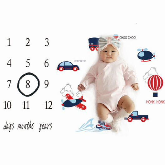 Manta de Hitos del Bebé con Fotos Personalizables - Image 12