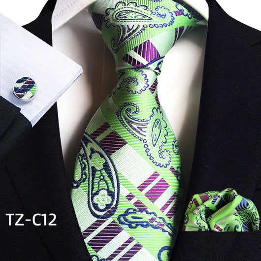Traje de Tres Piezas Elegante para Hombre con Corbata, Pañuelo y Puños - Image 13
