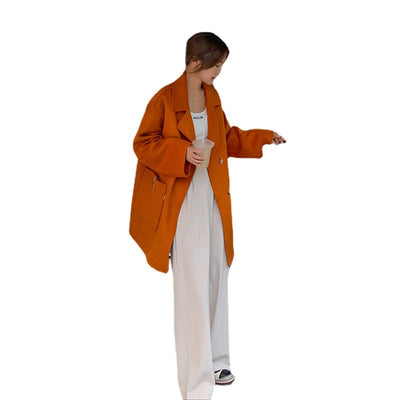 Abrigo de Cachemira Reversible Midi para Mujer - Image 9