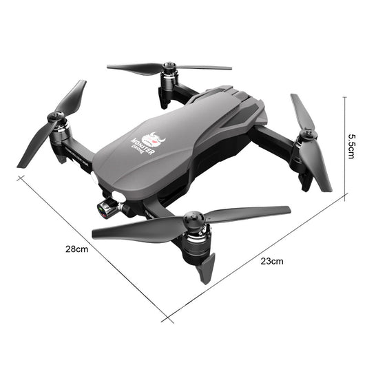 Dron Cuadricóptero Plegable de Larga Autonomía con Control Remoto - Image 8
