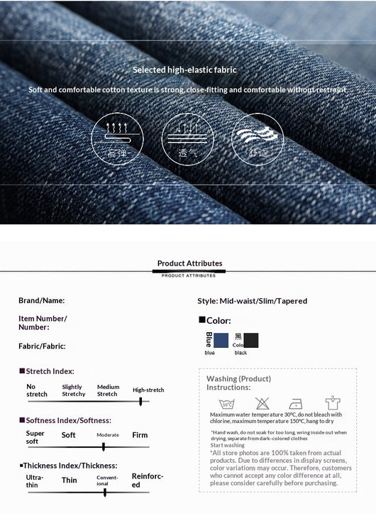 Jeans Slim Fit Elásticos Estilo Coreano Retro para Jóvenes - Image 8