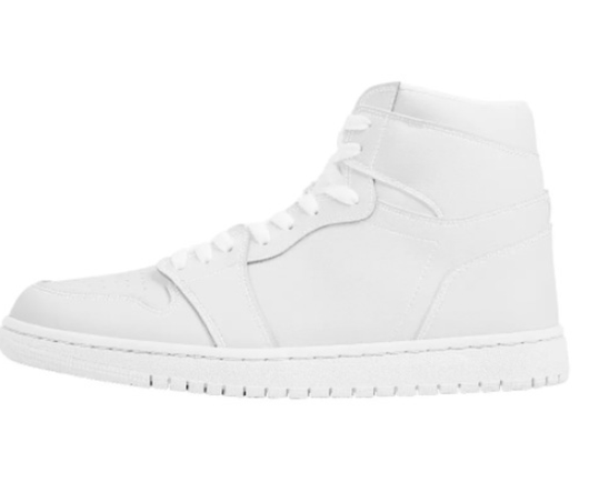 Zapatillas de Baloncesto Blancas Personalizables con Caña Alta - Image 11