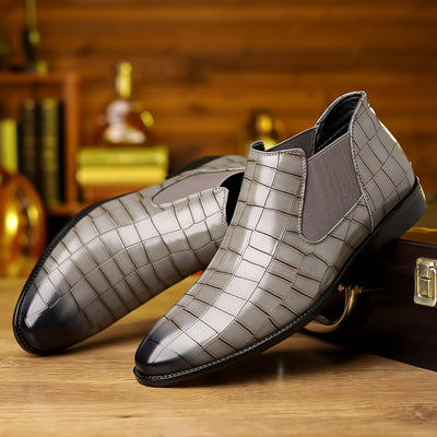 Botas Martin Punta Aguda Estilo Británico Talla Grande para Hombre - Image 16