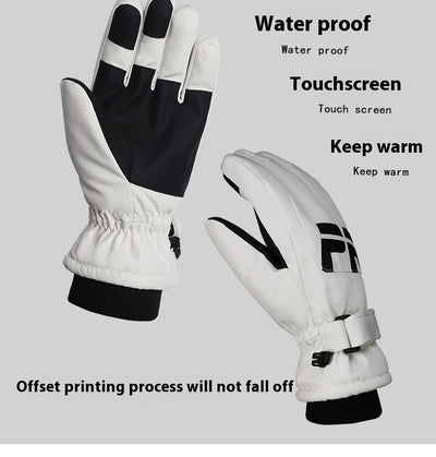 Guantes Térmicos Impermeables Antideslizantes para Esquí Mujer con Pantalla Táctil - Image 13