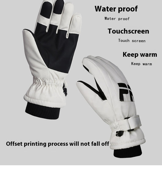 Guantes Térmicos Impermeables Antideslizantes para Esquí Mujer con Pantalla Táctil - Image 13