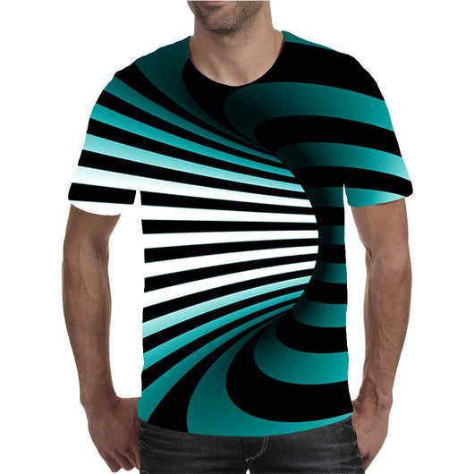 Playera Hombre Estampado Digital 3D Multicolor - Image 8