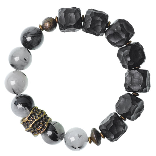 Pulsera de Cuentas Ébano Combinable Artesanal - Image 4