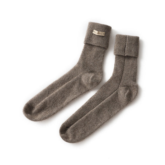 Calcetines de Cachemira 100% Pura - Comodidad Elástica para Otoño e Invierno - Image 4