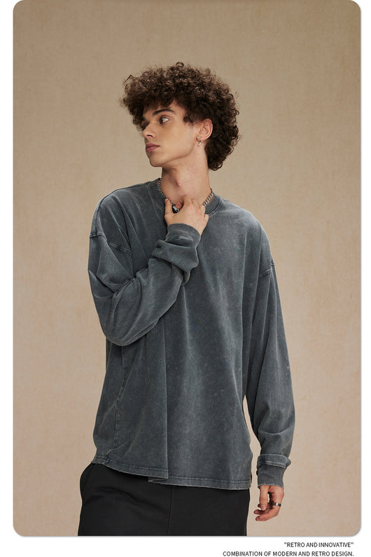 Camiseta de Algodón Suelta Casual Cuello Redondo - Image 30
