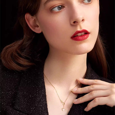 Collar de Lujo Minimalista Cadena de Clavícula Elegancia Contemporánea