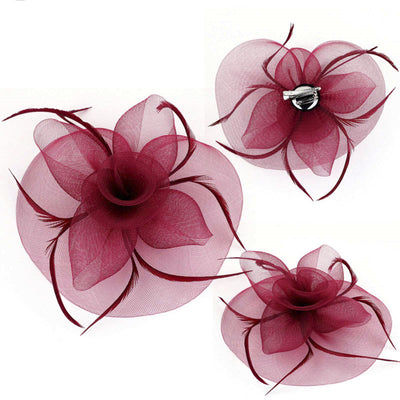 Accesorios para el Cabello con Flores de Malla - Colección Nupcial y Escena - Image 8