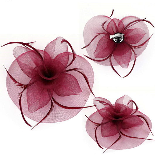 Accesorios para el Cabello con Flores de Malla - Colección Nupcial y Escena - Image 8