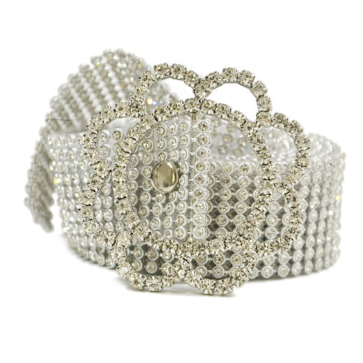 Corsé Femenino con Cinturón Decorativo de Diamantes - Image 21