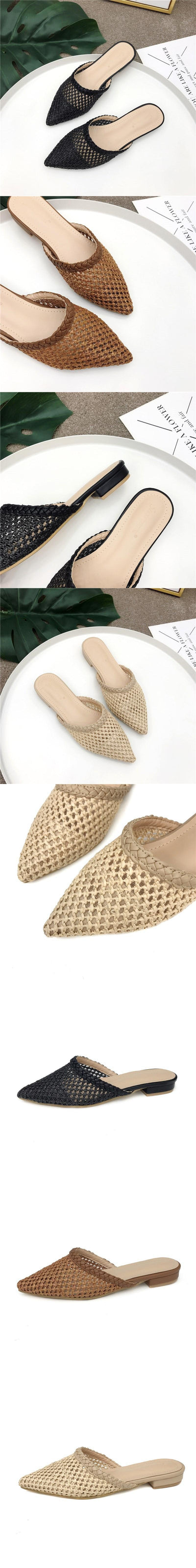 Sandalias Puntiagudas Transpirables de Malla - Image 12