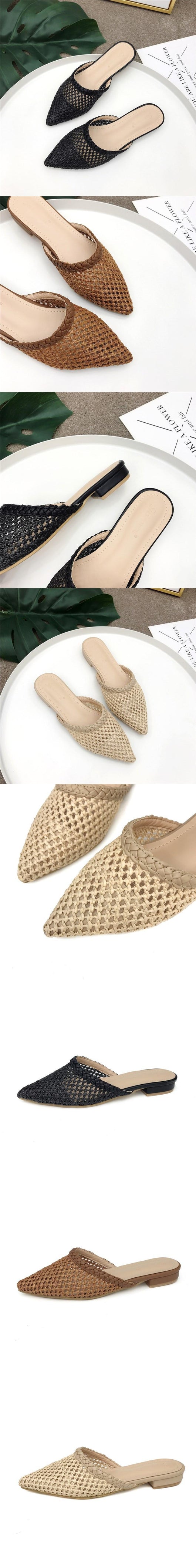 Sandalias Puntiagudas Transpirables de Malla - Image 12