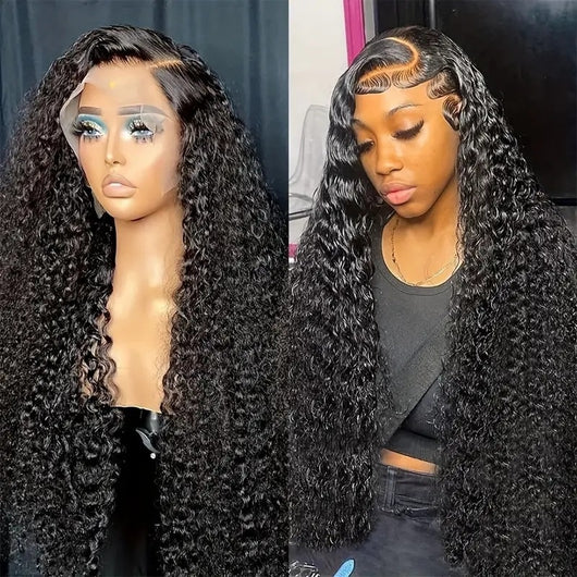 Peluca Afro Rizos Voluminosos con Encaje - Tubo Enrollado Pequeño - Image 10