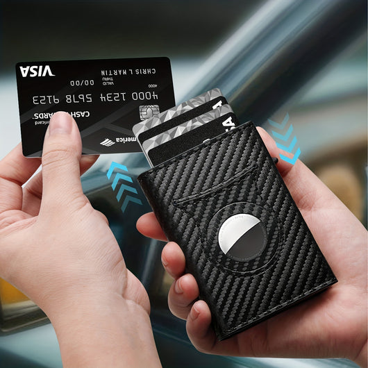 Cartera Metálica para Tarjetas - Billetera Minimalista Hombre
