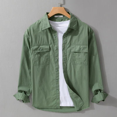 Polo Cargo Casual Hombre Colores Sólidos - Image 4