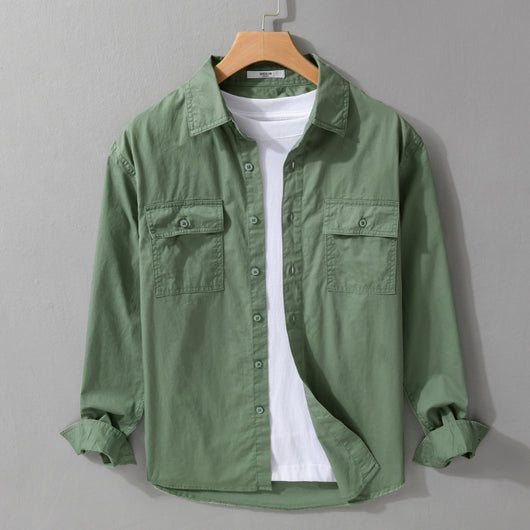 Polo Cargo Casual Hombre Colores Sólidos - Image 4