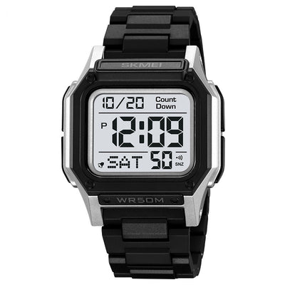 Reloj Electrónico Multifuncional de Resina para Hombre - Image 8