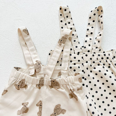 Pantalones con Tirantes Estampado Osito para Bebé y Niño Pequeño - Image 4