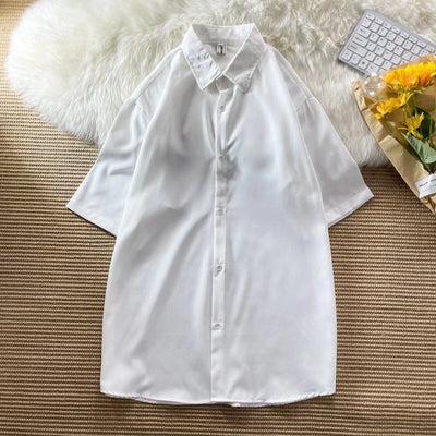 Camisa Estival Hombre Cuello Mao Manga Corta Transpirable - Image 9