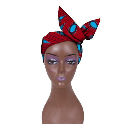 Cinta para la Cabeza Ankara Ajustable - Tela Batik Conmemorativa - Image 49