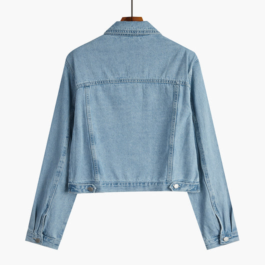 Chaqueta Denim Suelta Casual Trendy para Mujer - Image 12