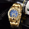 Reloj de Pulsera Acero Inoxidable con Esfera Grande para Hombre