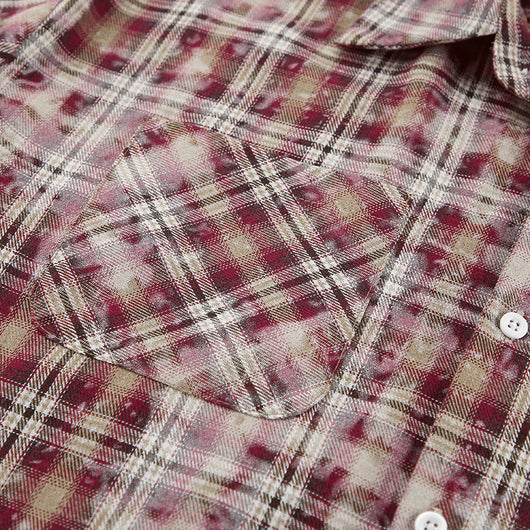 Camisa Cuadros Suelta Manga Larga Casual - Image 26