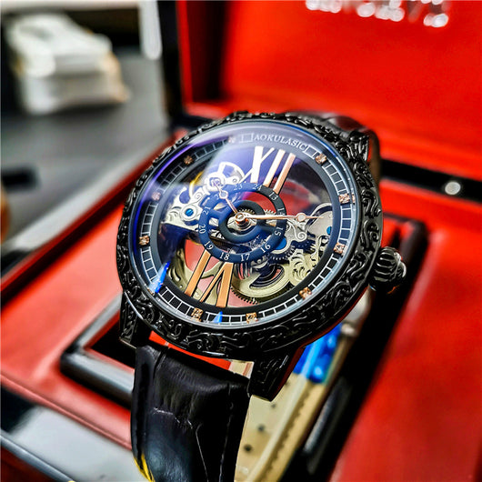 Reloj Automático de Lujo para Hombre con Tourbillon Hueco - Image 4