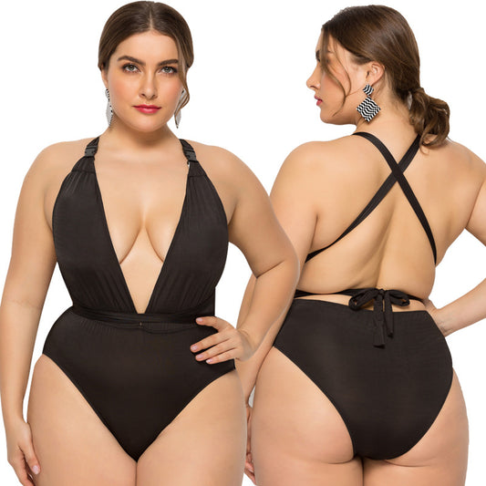 Traje de Baño Enterizo Talla Grande para Mujer - Image 2