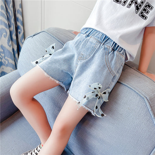 Shorts de Mezclilla para Niñas con Moño - Ideal para Verano - Image 12