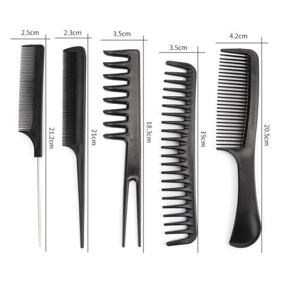 Set de 10 Peines Profesionales para Barbería y Salón de Belleza - Image 2