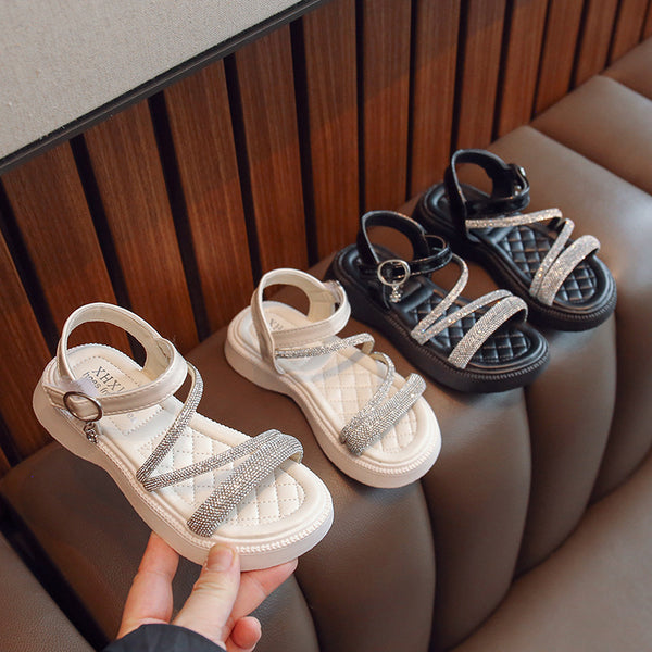 Pantuflas Infantiles Antideslizantes con Strass - Moda Niños y Niñas