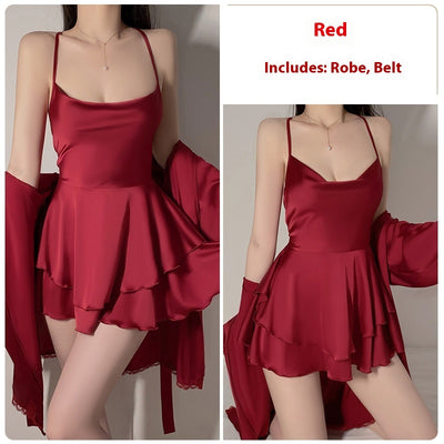 Camisón de Encaje Puro - Conjunto de Lencería Elegante para Casa - Image 27