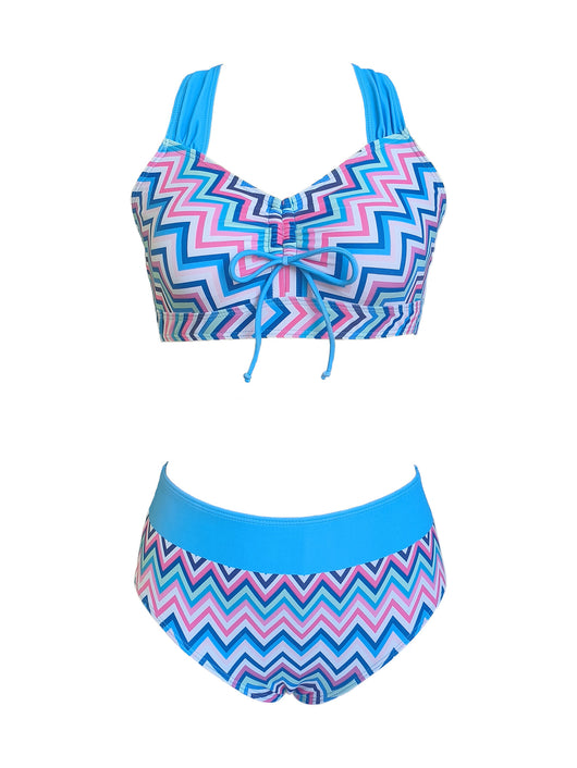 Traje de Baño Multicolor con Abertura Lateral para Mujer - Image 21