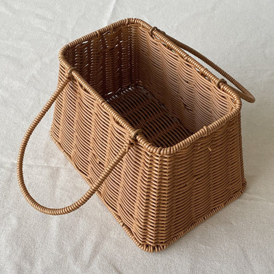 Canasta Tejida de Flores Hecha a Mano con Caja de Regalo - Image 17