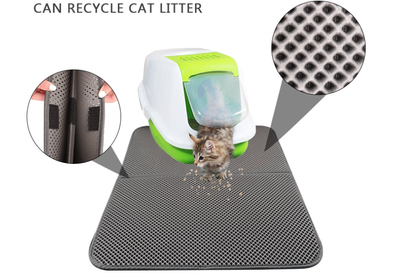 Tapete Doble Capa para Arenero de Gatos - Bandeja Atrapadora de Arena - Image 45