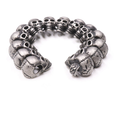 Pulsera de Calavera Retro para Hombre - Estilo Personalidad Fuerte - Image 10