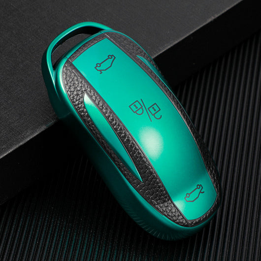 Estuche Premium para Llaves con Patrón de Cuero - Image 10