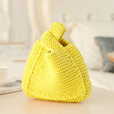 Bolsa Tejida Artesanal DIY - Material para Tejer Bolsos de Tela - Image 17